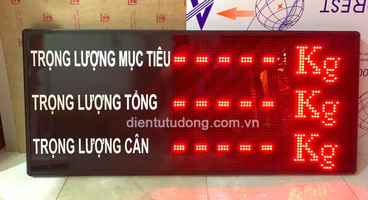 bảng hiển thị dữ liệu cân qua cổng RS485 bảng led hiển thị dữ liệu cân qua cổng RS485